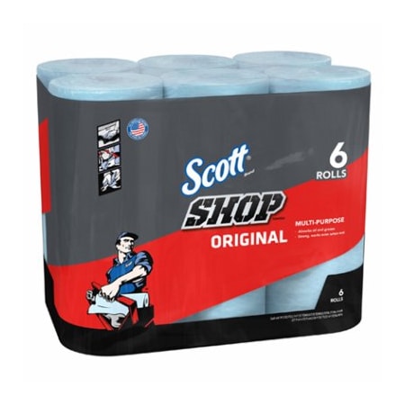 Kimberly-Clark Professional 6PK BLU Shop Towel 75180